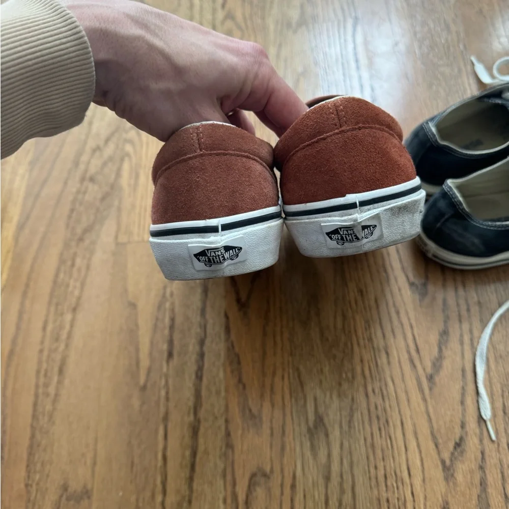 Vans Women's Slip-On Sneakers in Rust Brown - Picture 5 of 7